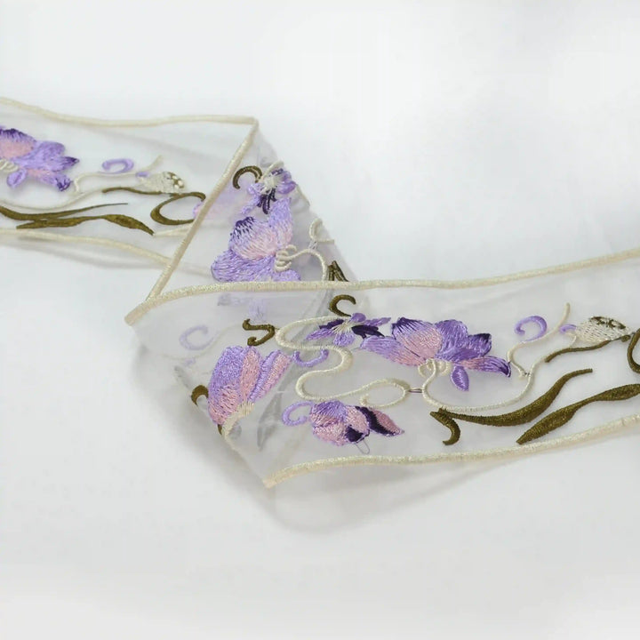 Lilac Blossom Lace | 2 Meter