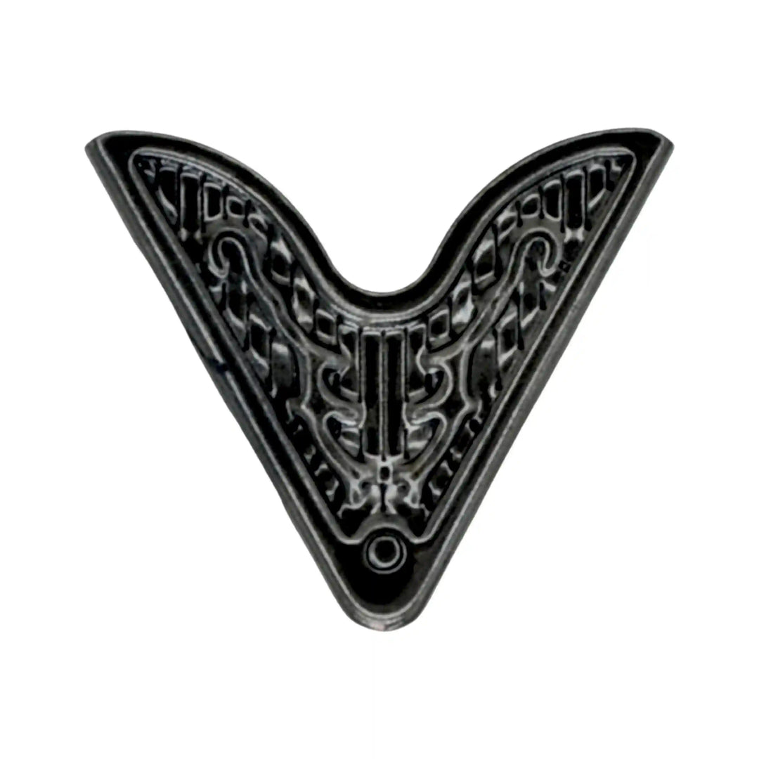 Engraved Western Filigree Collar Tip