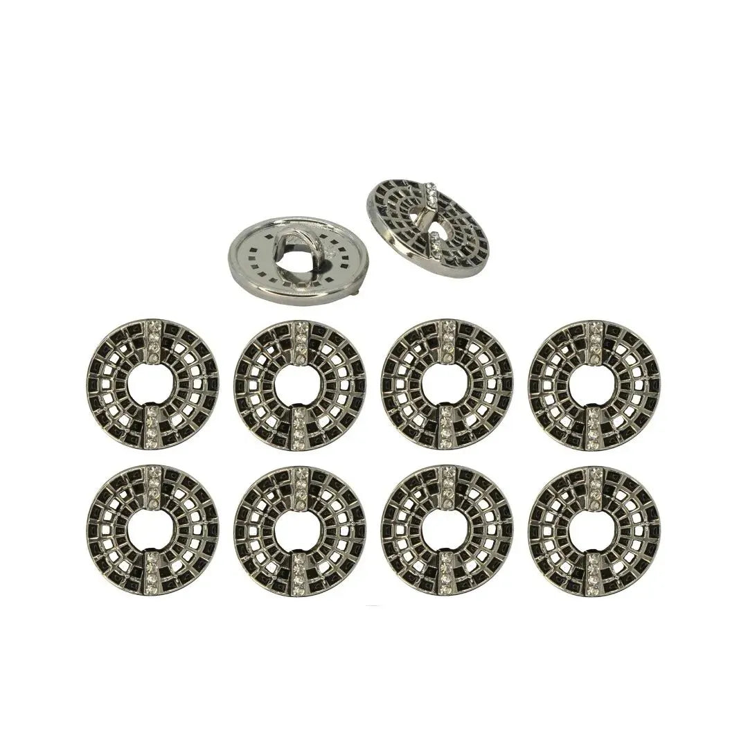 Decorative Gold Laser Cut Button | 12mm(20L) & 15mm(24L)