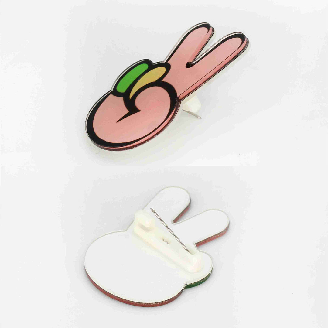 Peace Fingers Brooch