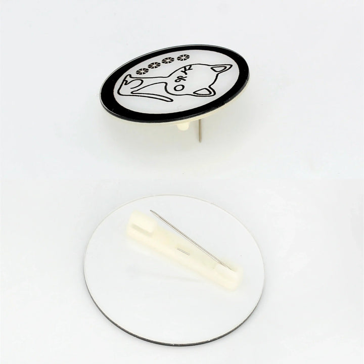 Whimsical Kitty Brooch