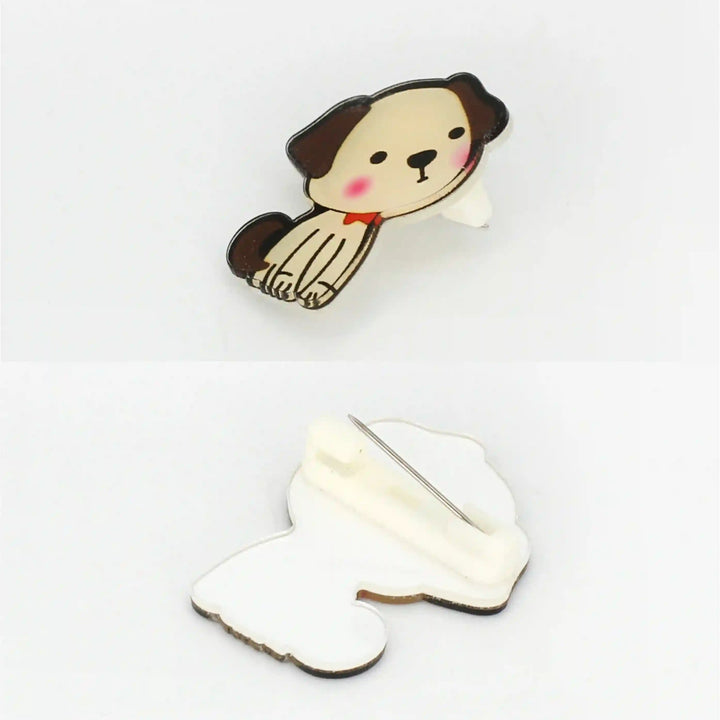 Blushing Puppy Dog Brooch