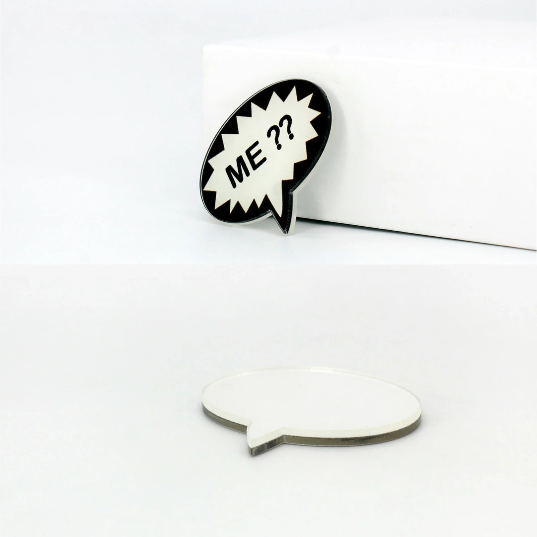 Me Acrylic Brooch