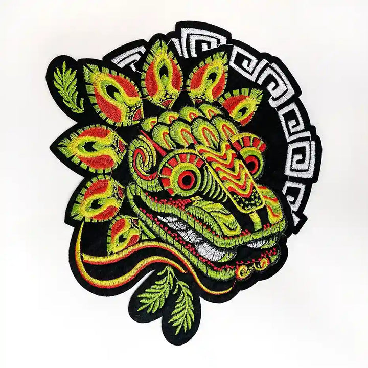 Tribal Mesoamerican Dragon Patch