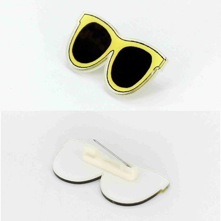 Glass Style Brooch
