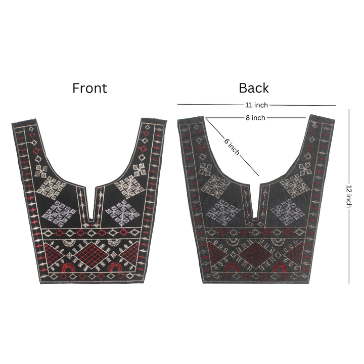 Starry Style Ethnic Neckline