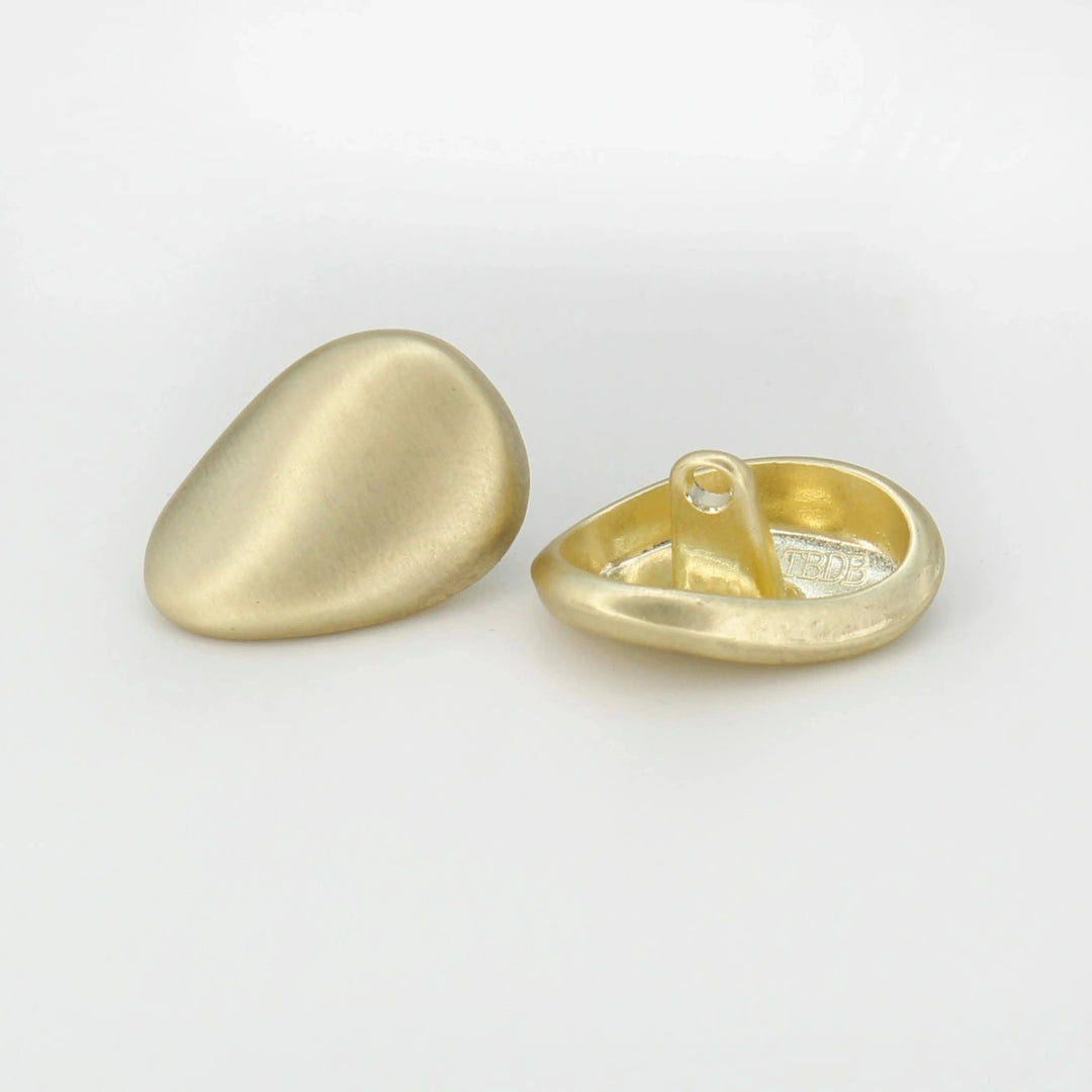 Teardrop-Shaped Metal Button | 20mm(32L)