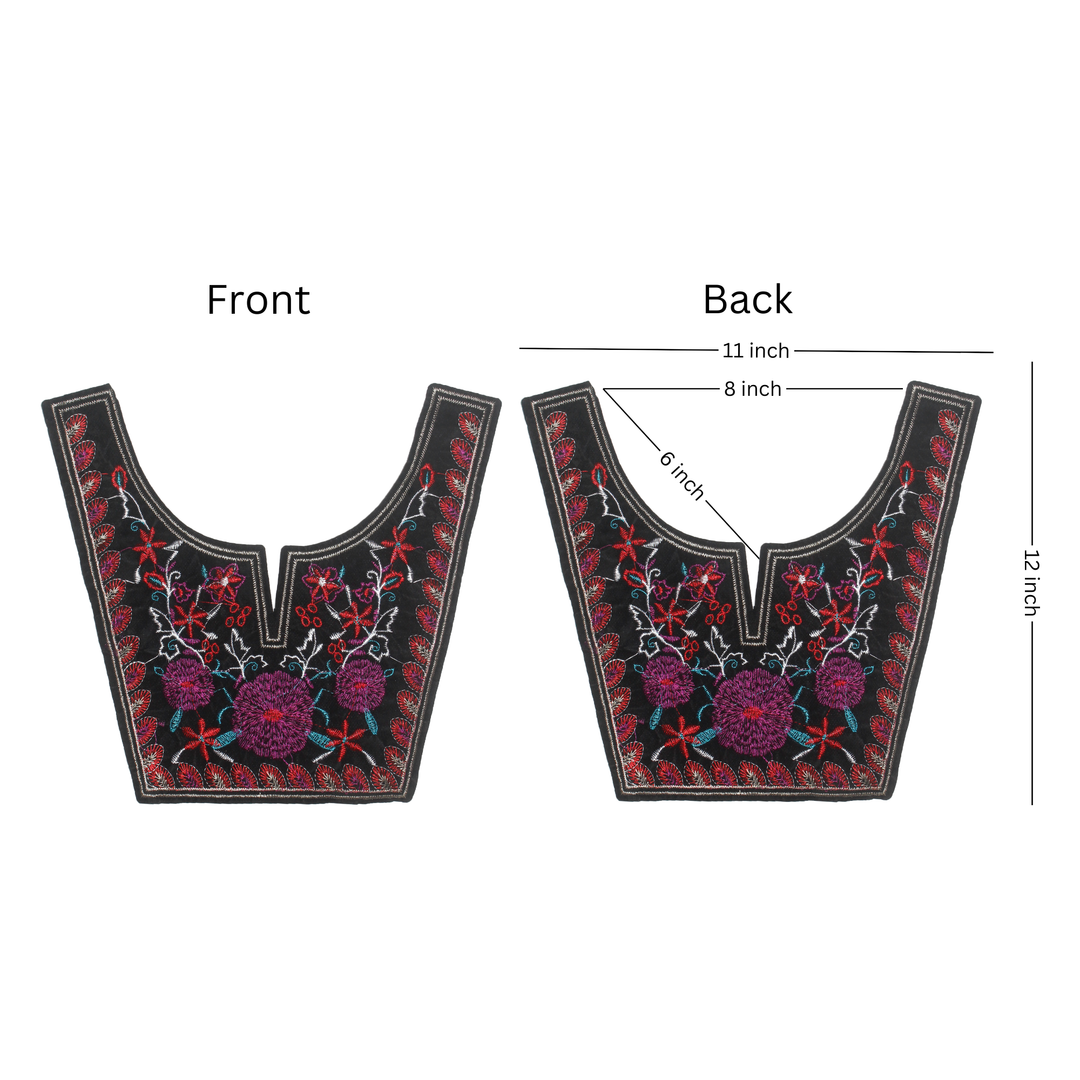 Floral Labyrinth Ethnic Neckline