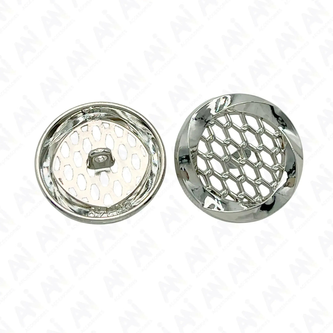 Honeycomb Metal Buttons | 15mm, 18mm & 23mm