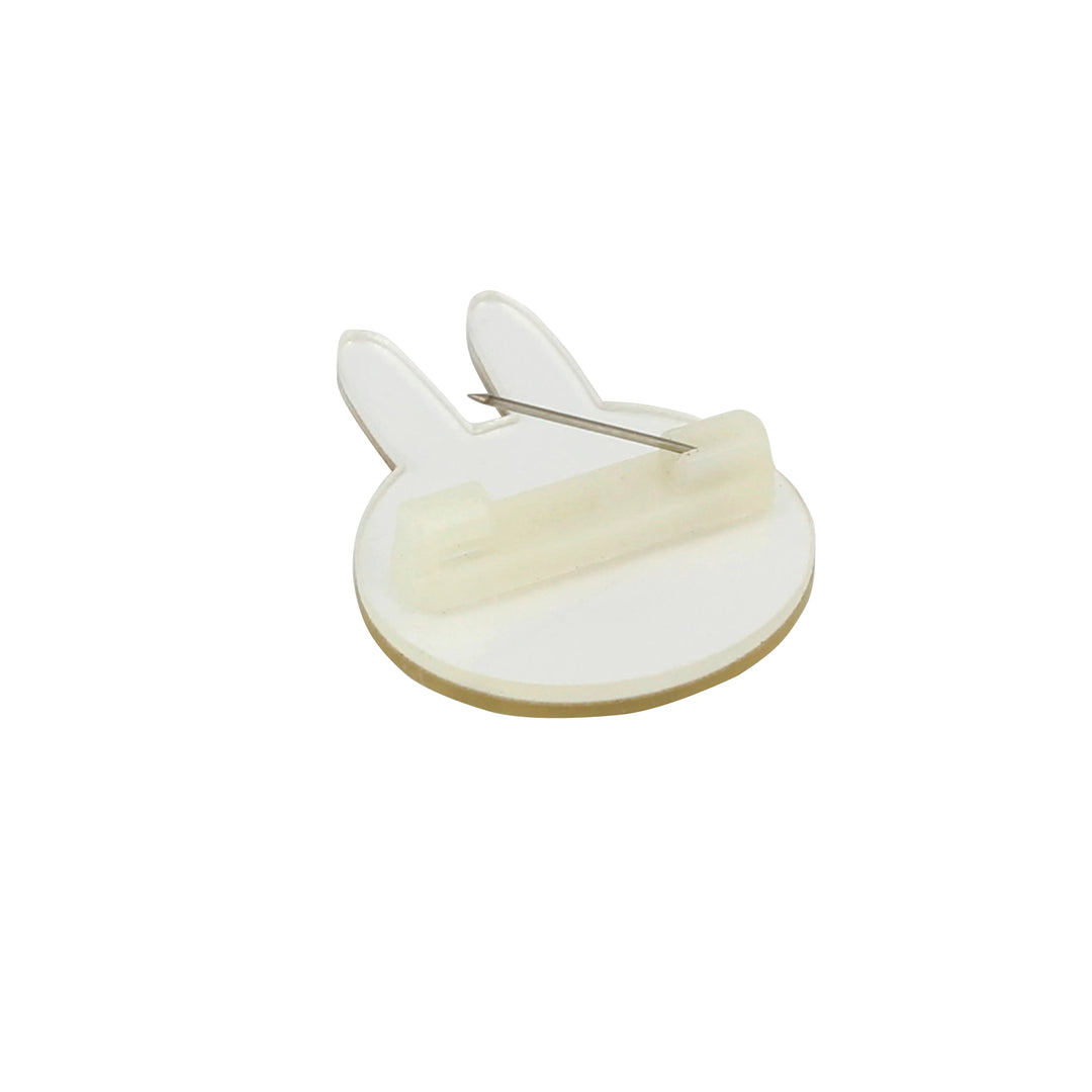 Happy Hoppy Acrylic Bunny Brooch Pin