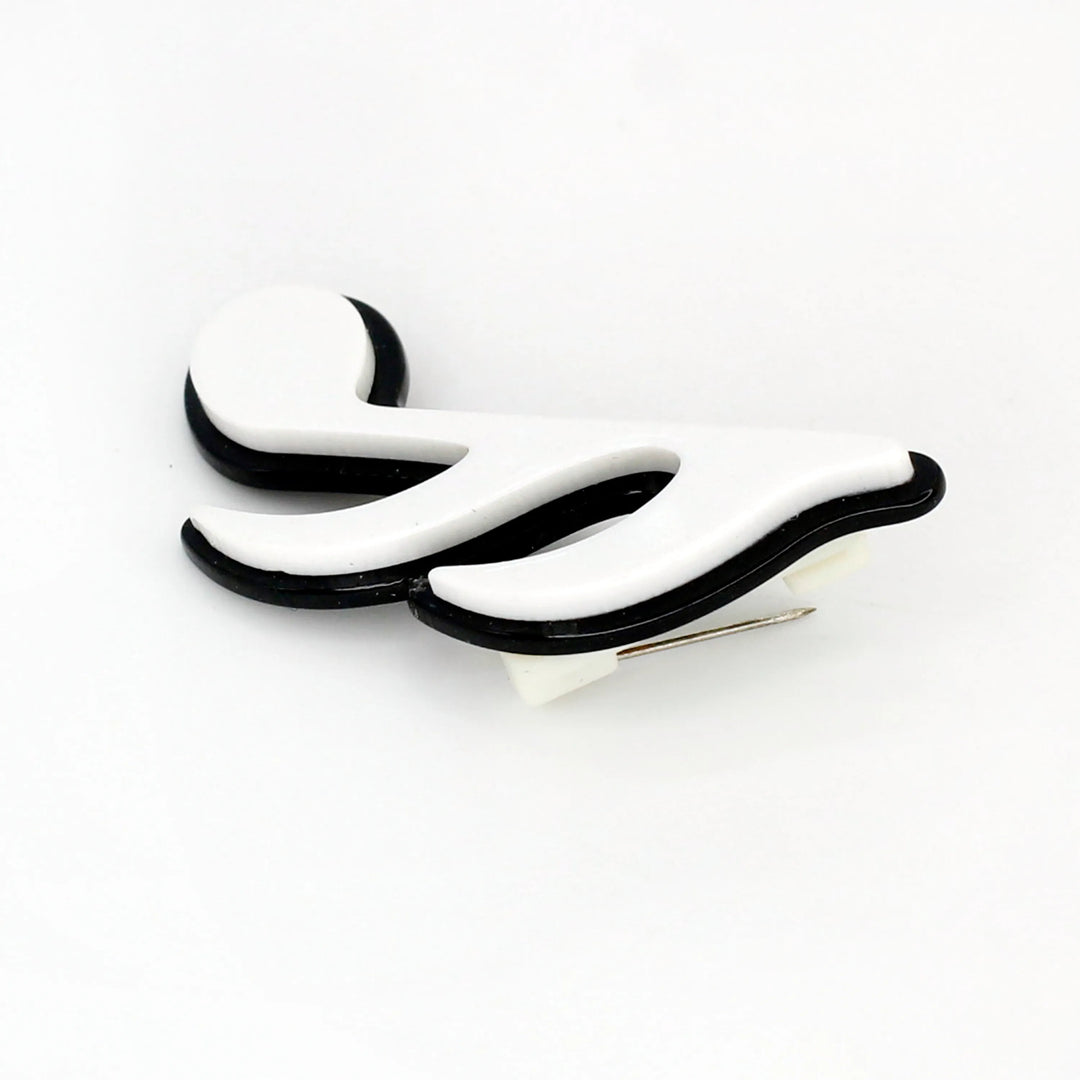 Music Lover Safety Pin Brooch