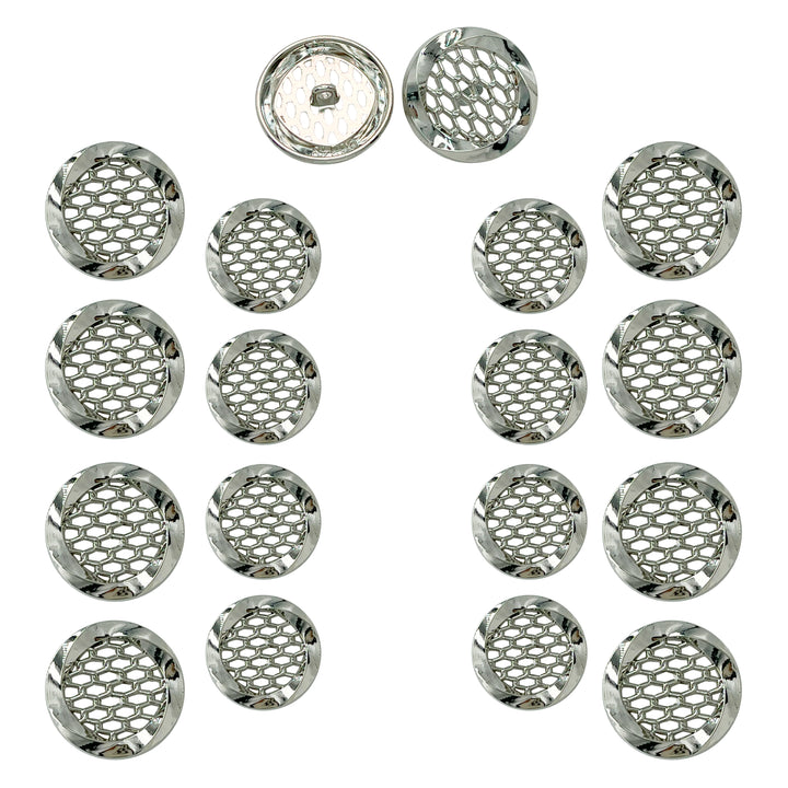 Honey Comb Metal Buttons