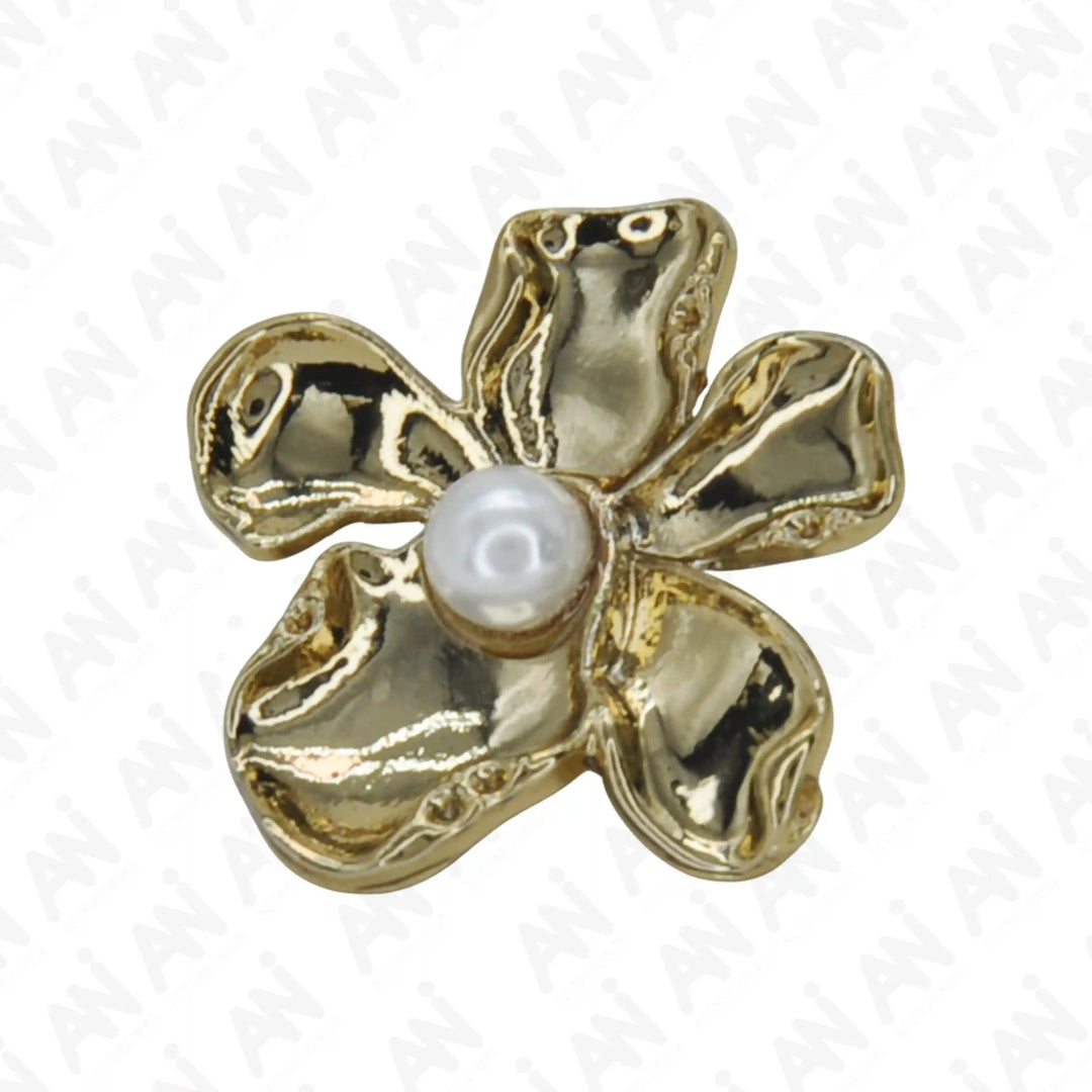 Floral Pearl Buttons