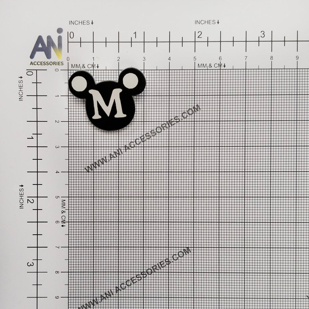 Mickey Monogram Brooch
