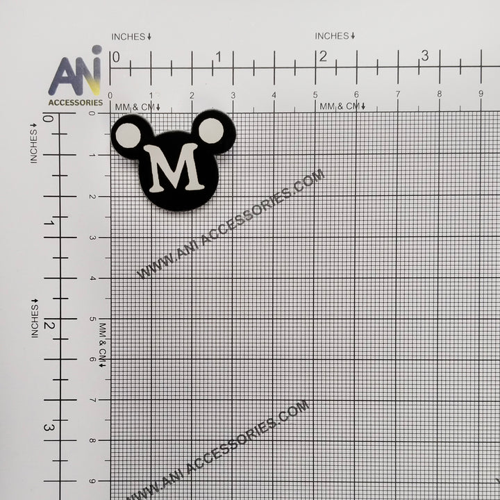 Mickey Monogram Brooch