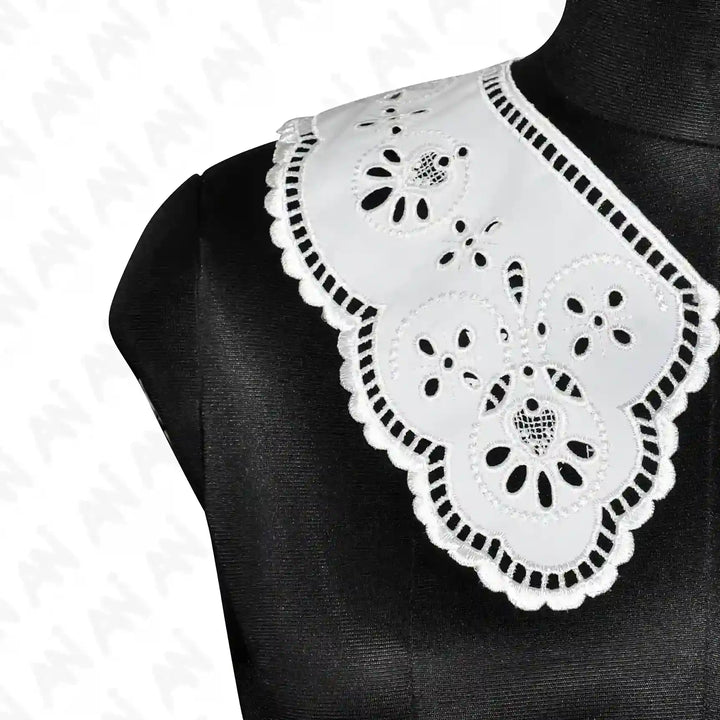 Floral Style Cutwork Neck Collar