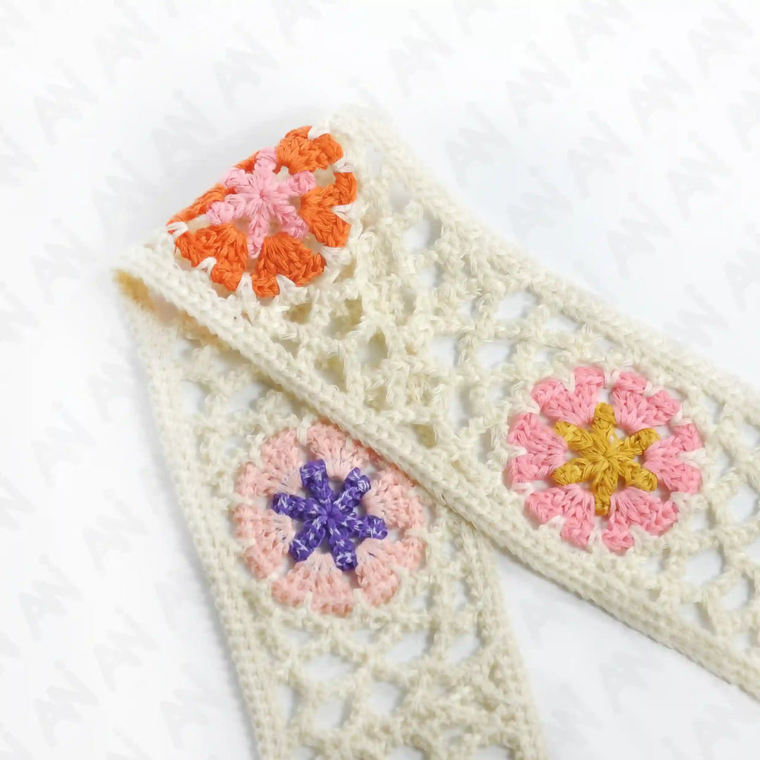 Openwork Crochet Multicolor Lace | 2 Meter
