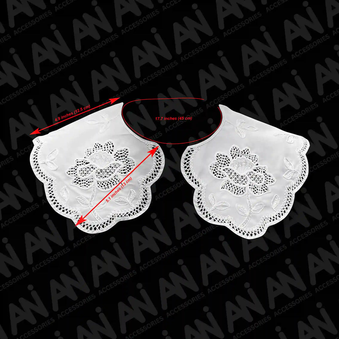 Ruffled Peter Pan Neck Collar