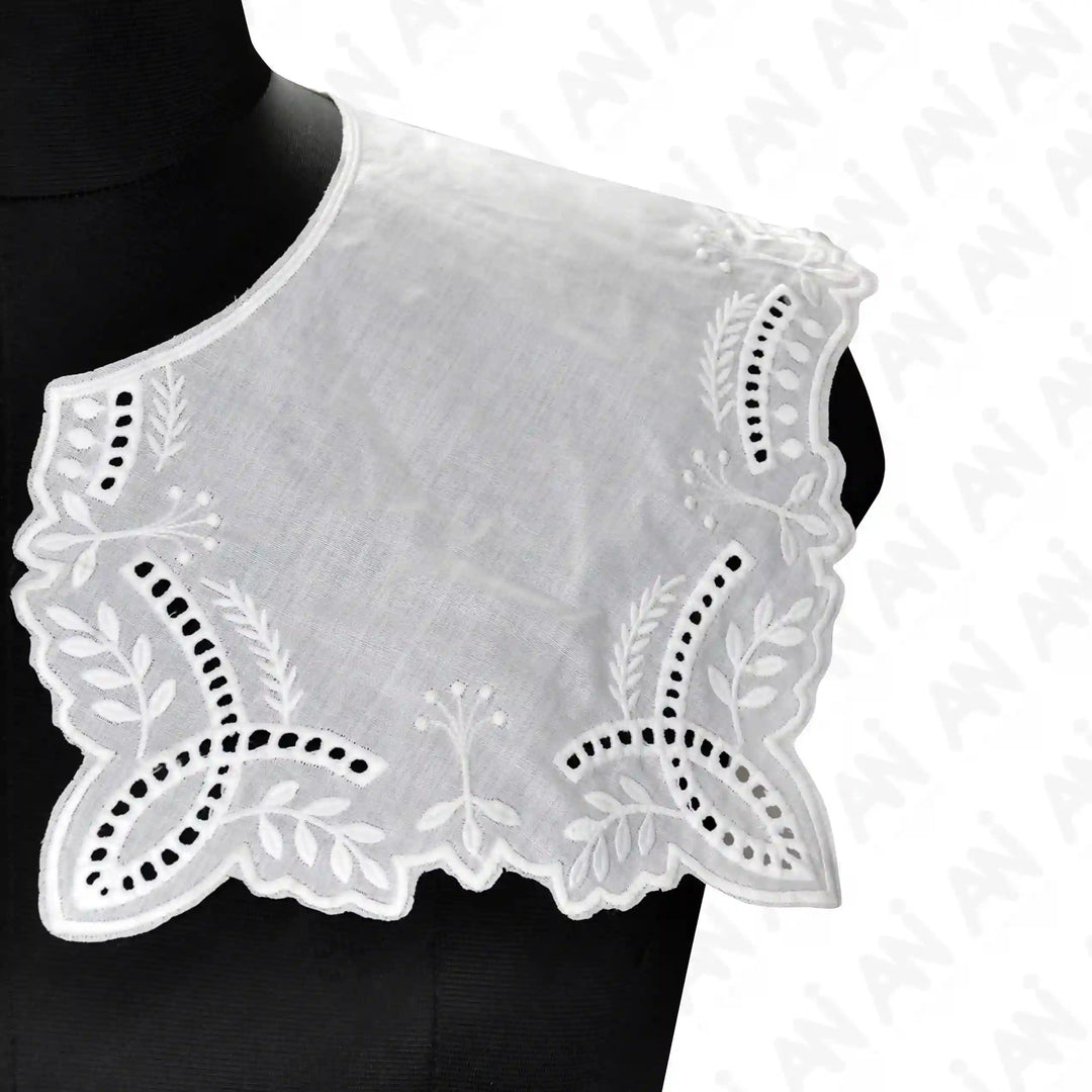 Square Broderie Anglaise Collar