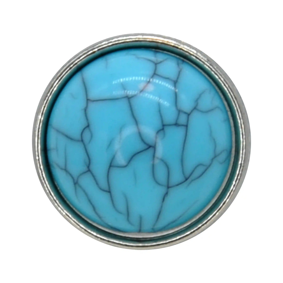 Turquoise Stone Button | 13mm(20L)