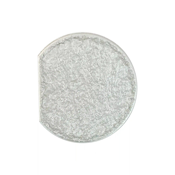 Textured Silver Button
