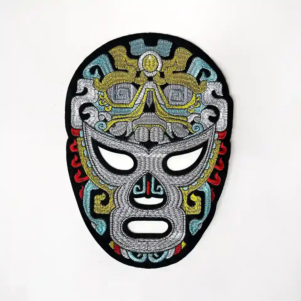 Lucha Libre Mayan Mask Hot-Fix Patch