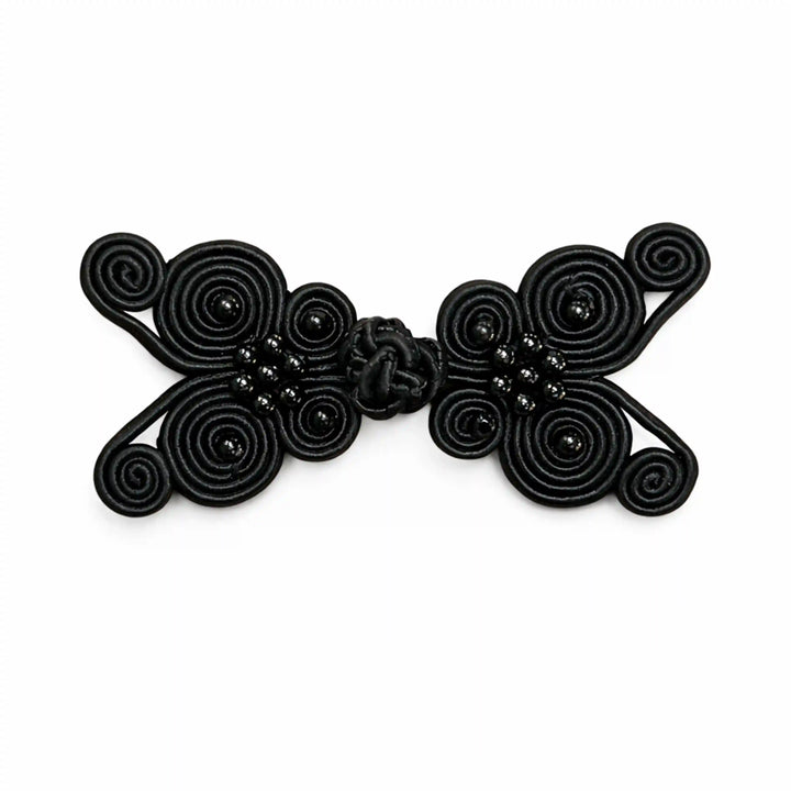 Beaded Grand Butterfly Knot Button