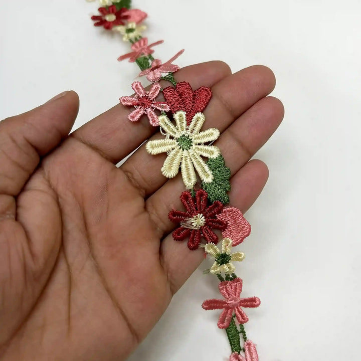 Floral Guipure Lace Trim or Daisy Chain Venice Lace.