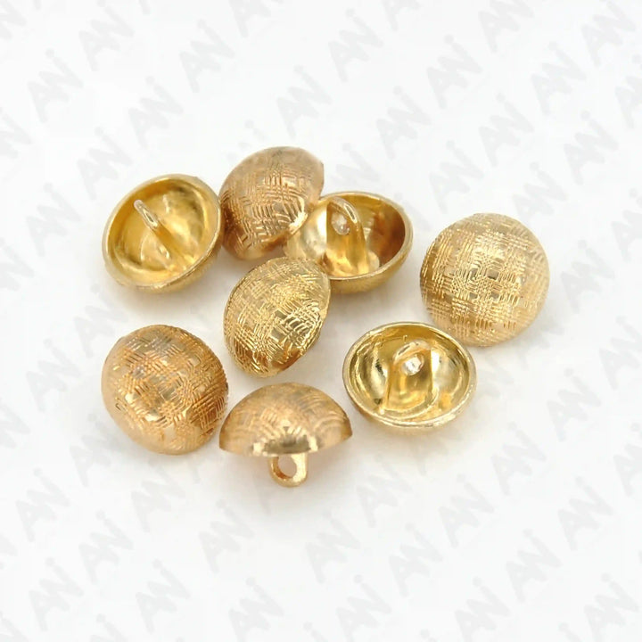 Dome Shape Hatch Style Metal Buttons