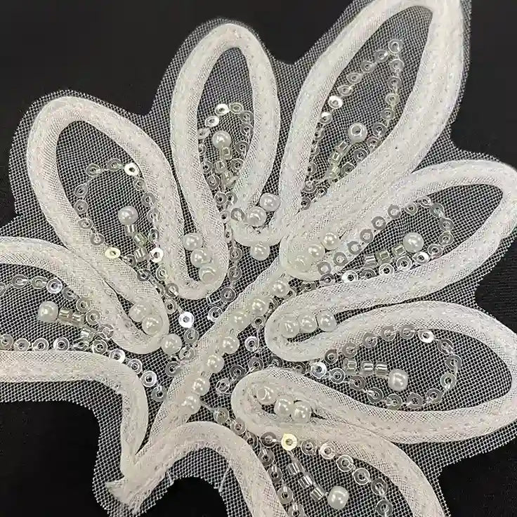 Luxury Beaded Symbolic Appliqué Patch