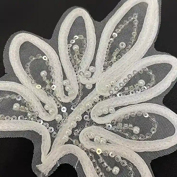 Luxury Beaded Symbolic Appliqué Patch