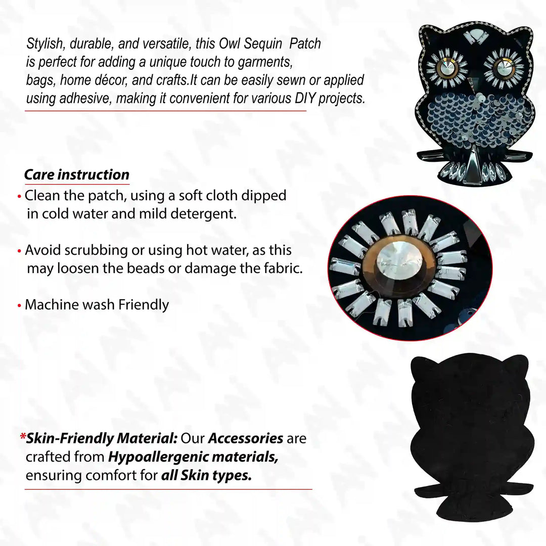 Owl Bead Patch