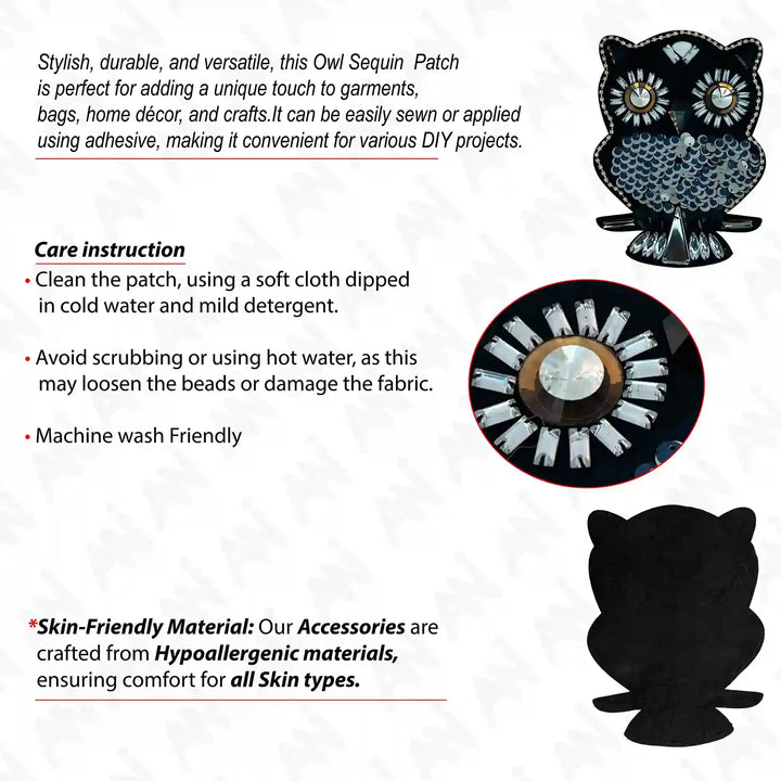Owl Bead Patch
