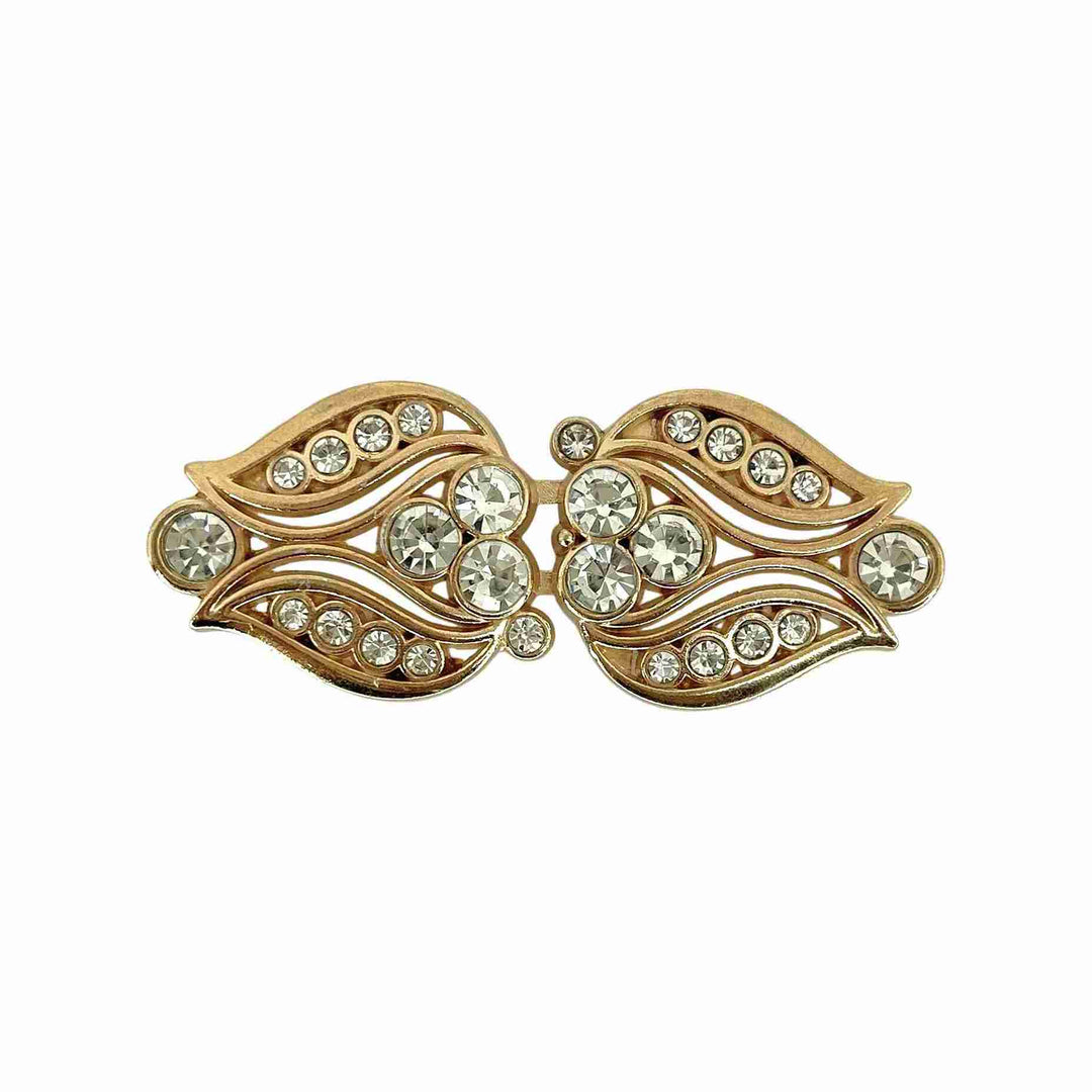 Art Deco-inspired or floral/leaf-shaped Frog Closure Buttons