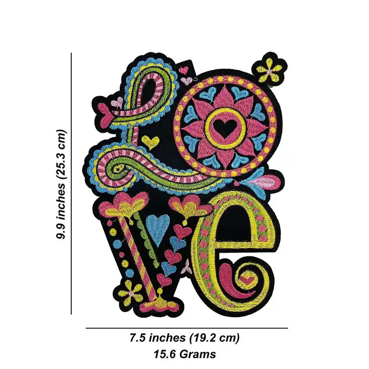 Floral Butterfly Skull Hot-Fix Patch