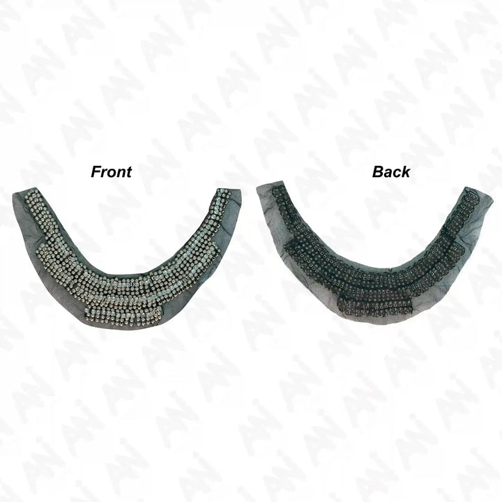 Crystal Beaded Neckline Patch