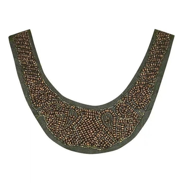 Embellished Round Neckline