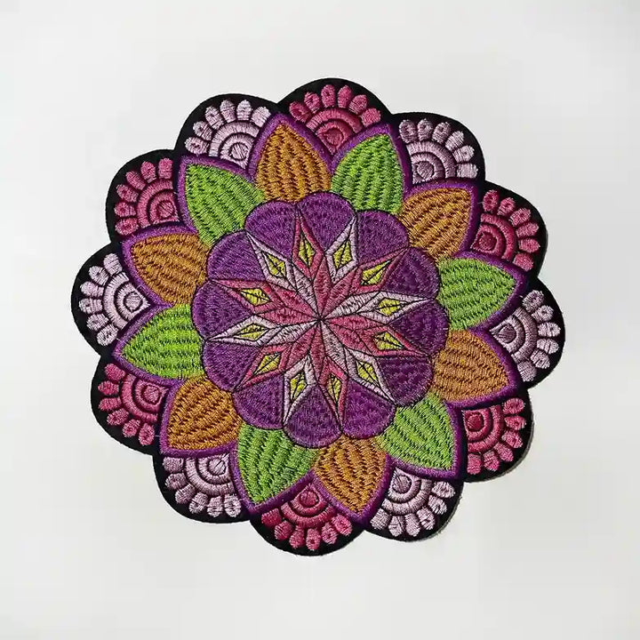 Multicolor Floral Style Hot-Fix Patch