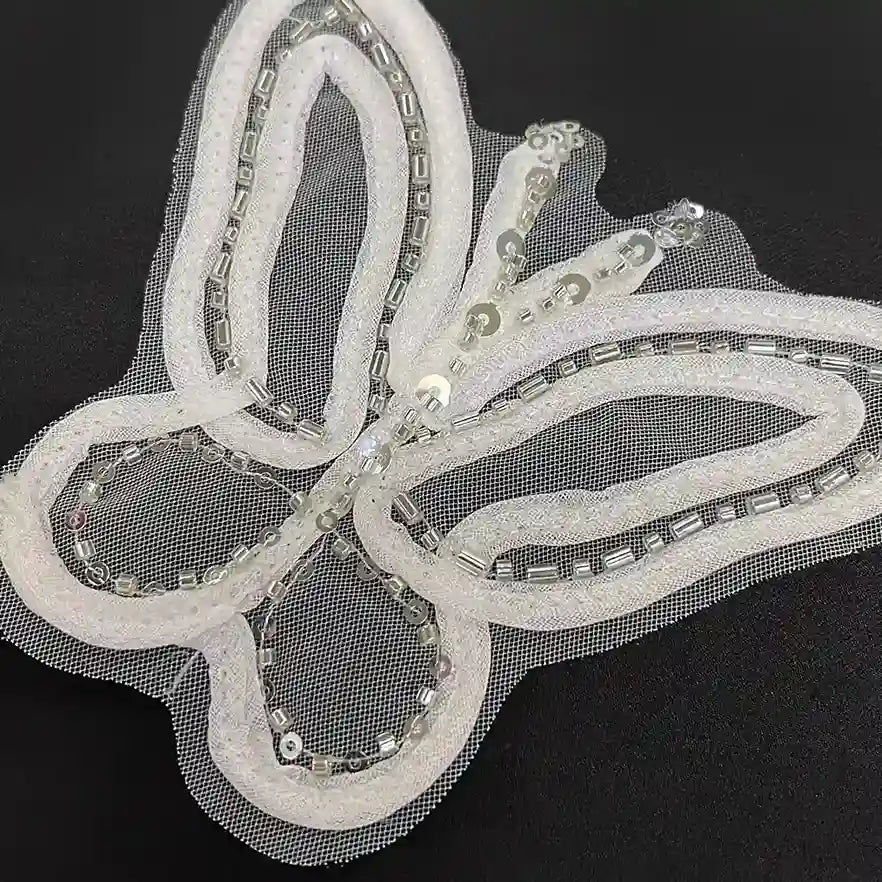 Luxury Beaded Symbolic Appliqué Patch
