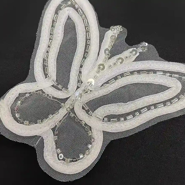 Luxury Beaded Symbolic Appliqué Patch