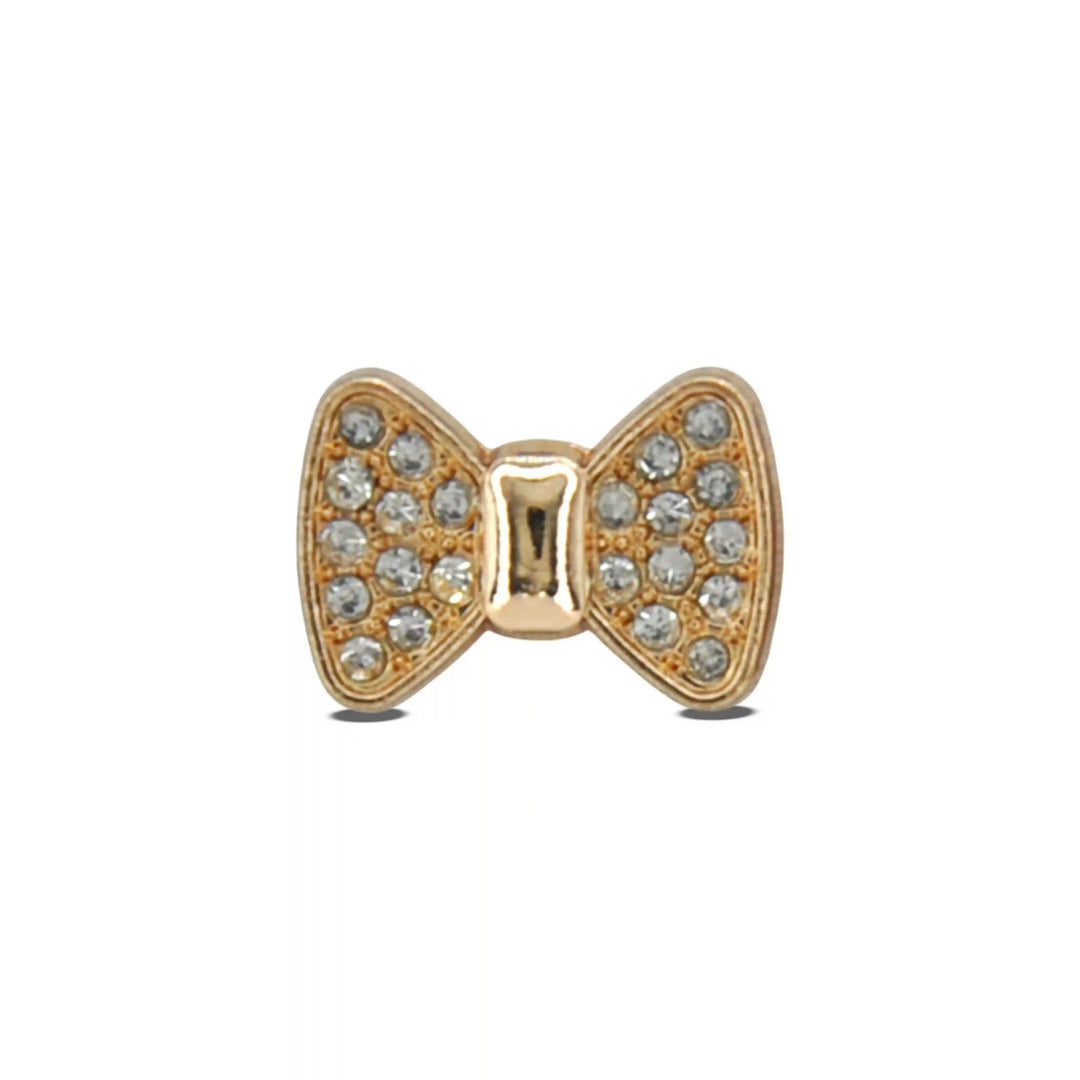 Bow Style Rhinestone Shirt Buttons