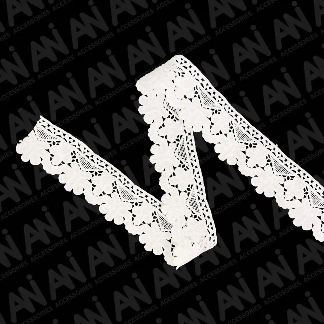 Point de Gaze Design Lace Trim | 2 Meter