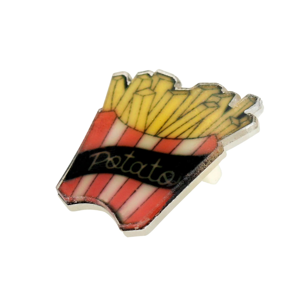 French Fries Brooch Pin