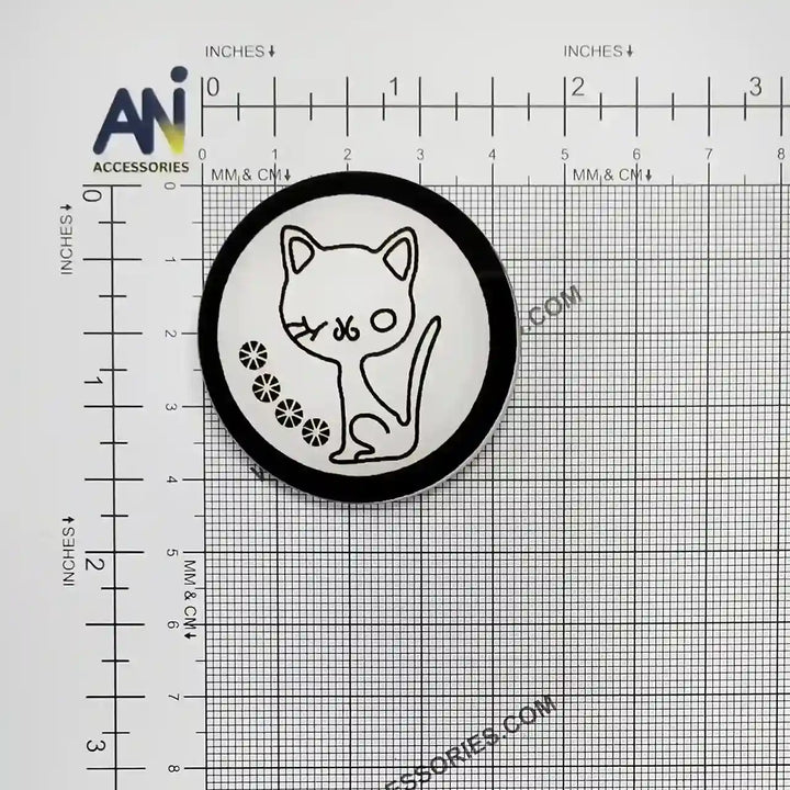 Whimsical Kitty Brooch