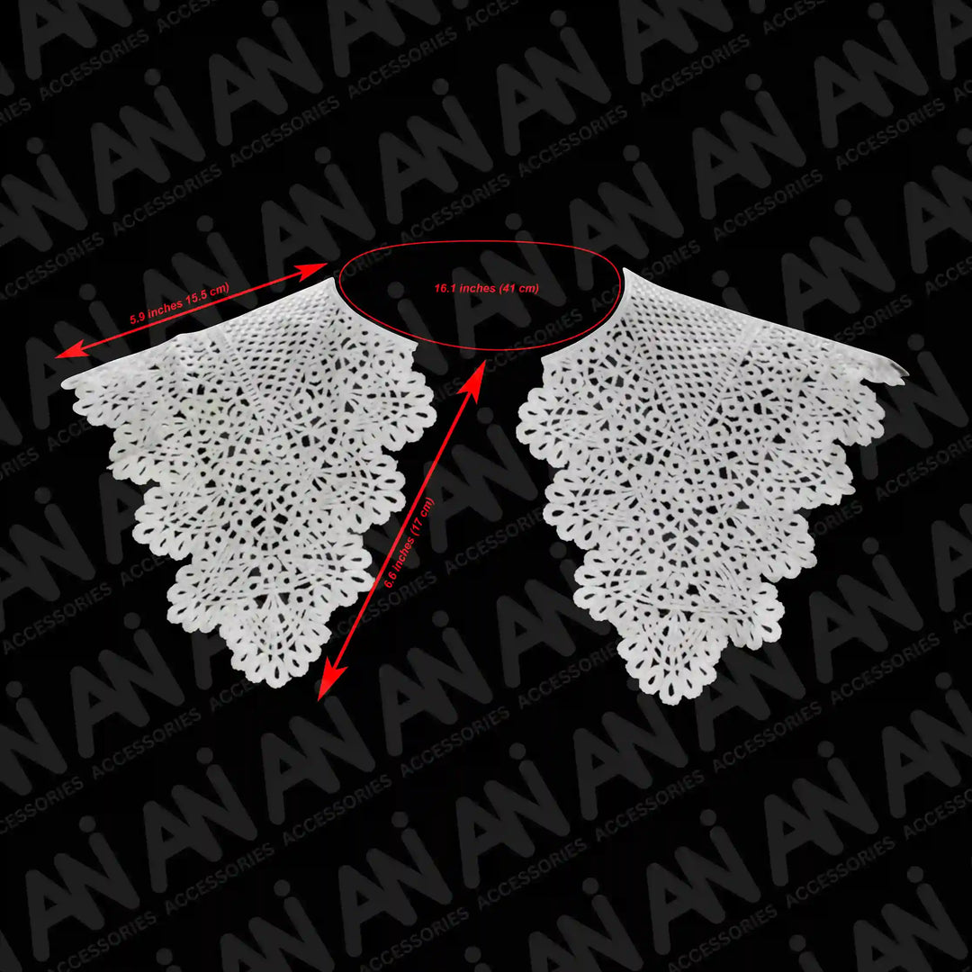 Decorative neckline bib Collar