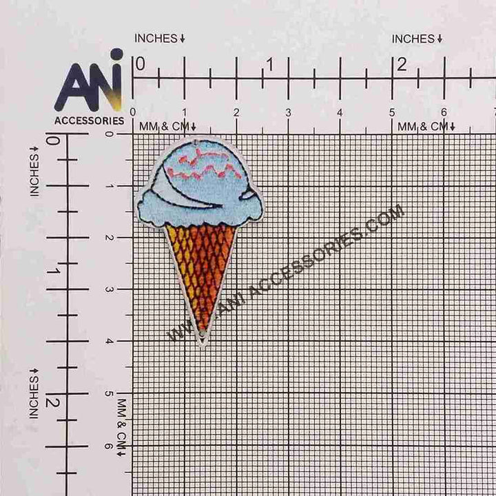 Ice Cream Acrylic Sewable Tag