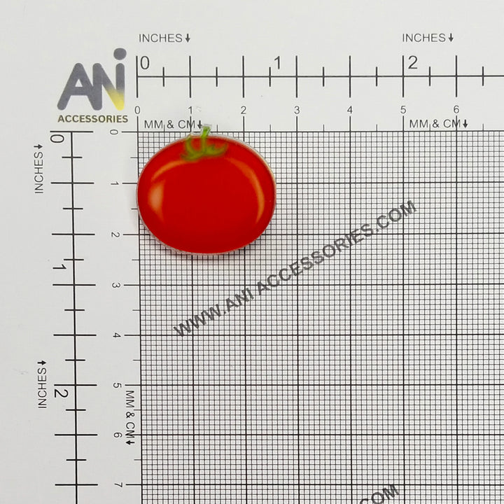 Red Tomato Brooch Pin