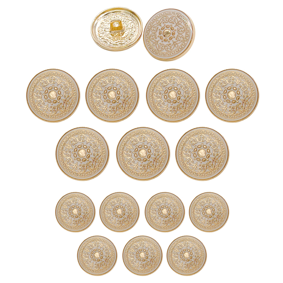 Royal Elegance Metal Buttons