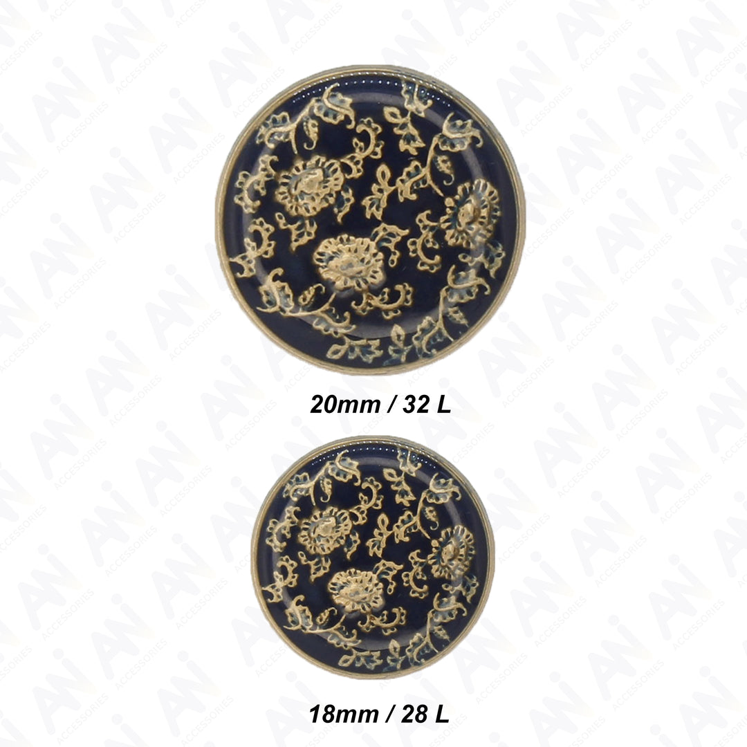 Elegant Floral Style Buttons