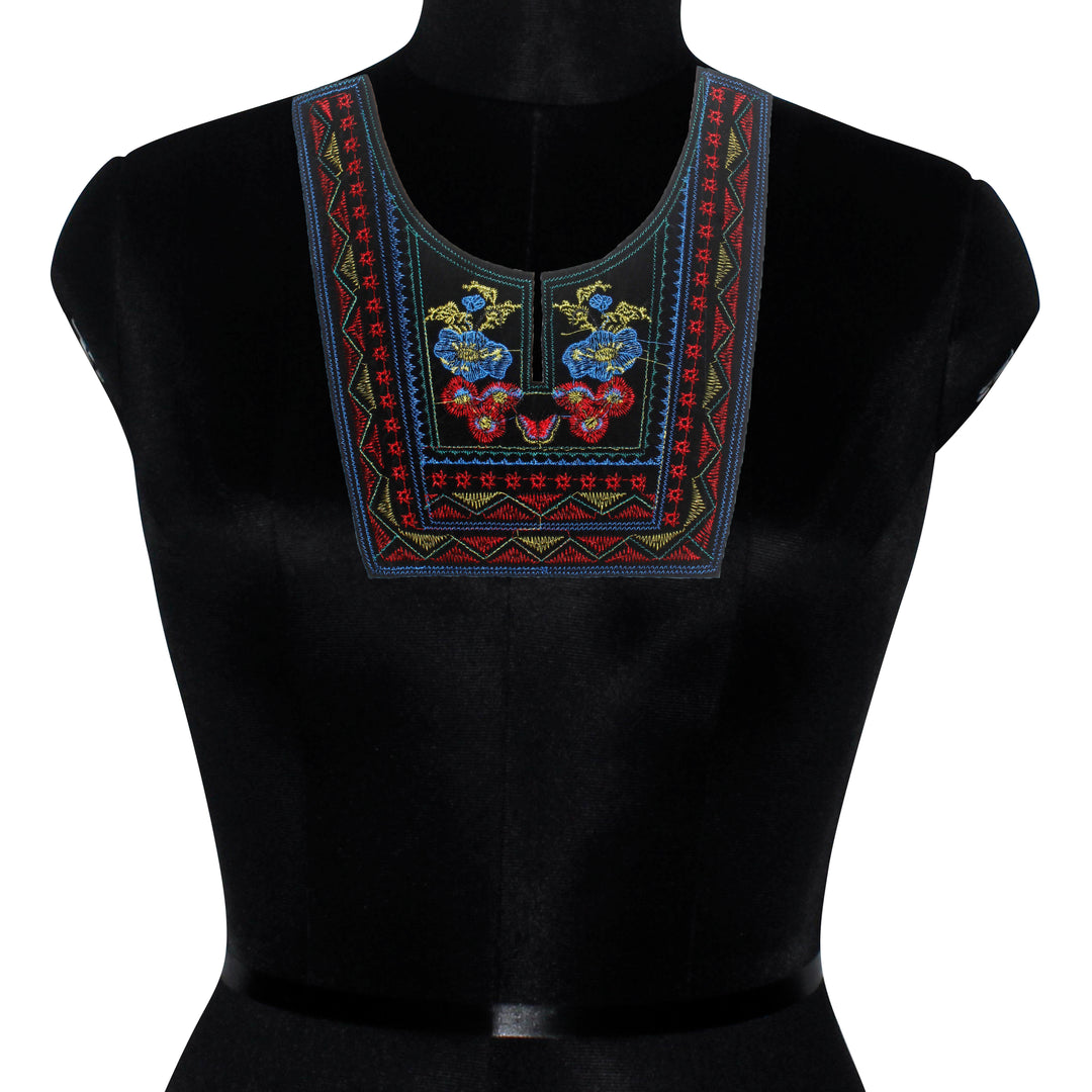 Geometric Symphony Ethnic Neckline